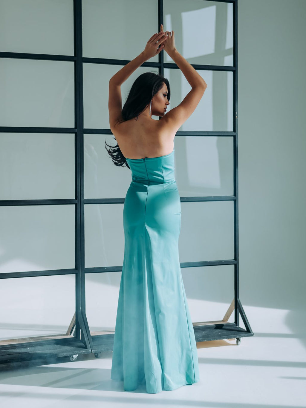 Black Tie Corset Gown For Weddings, Galas & Formal Evening Events UK-13