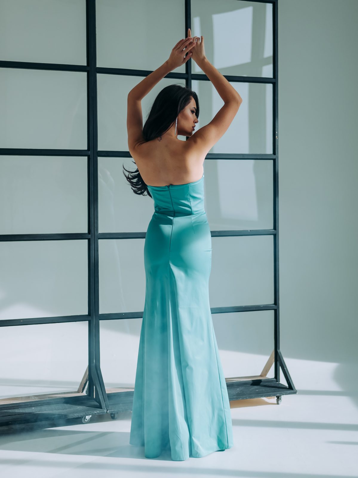 Black Tie Corset Gown For Weddings, Galas & Formal Evening Events UK-13