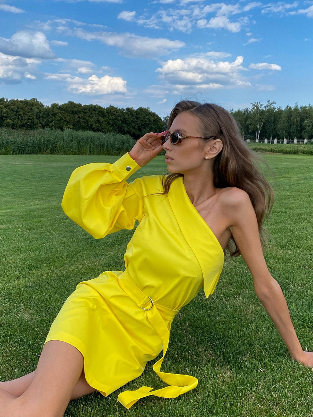 buttery yellow summer dress